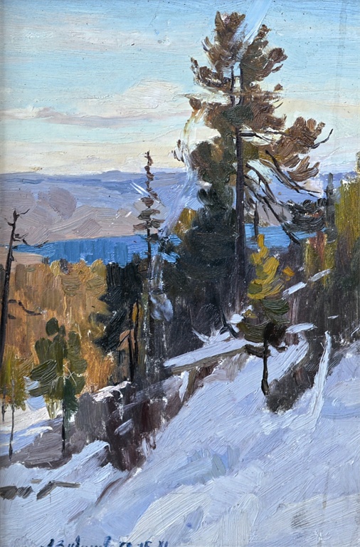 贝加尔湖第一场雪