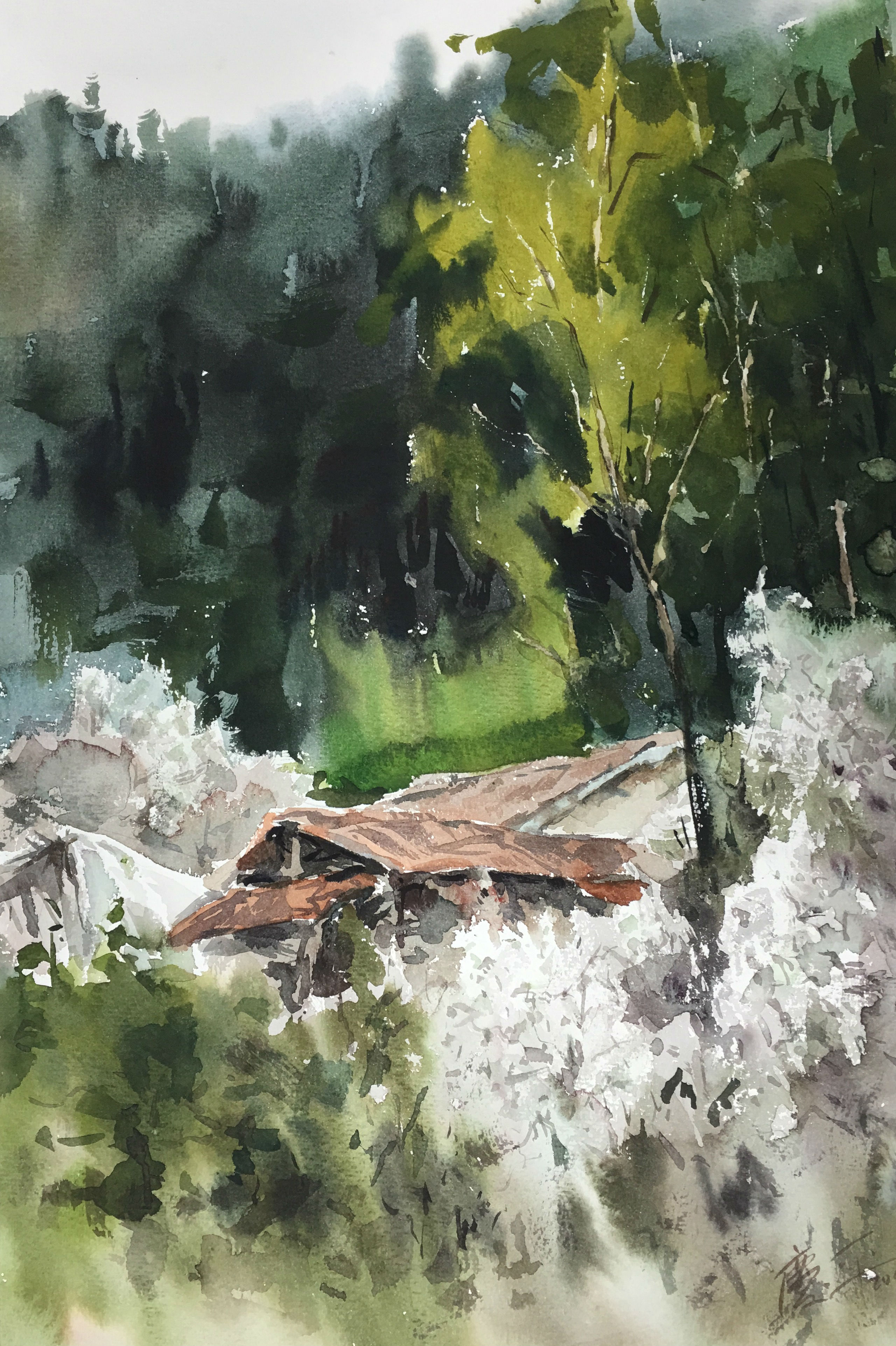 八里坡写生之一