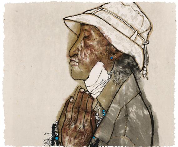 大昭寺的清晨之一  36 68x82cm 2014年作.jpg