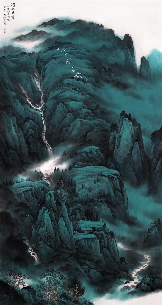 溪山无言系列之八