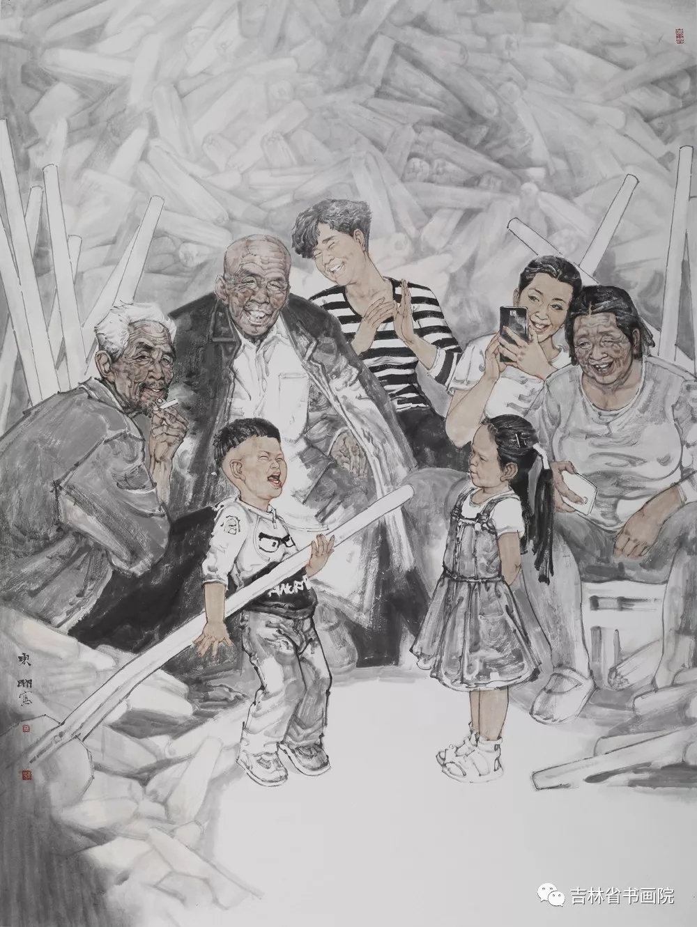 王东明《秋歌嘹亮》190×145cm  中国画.webp.jpg