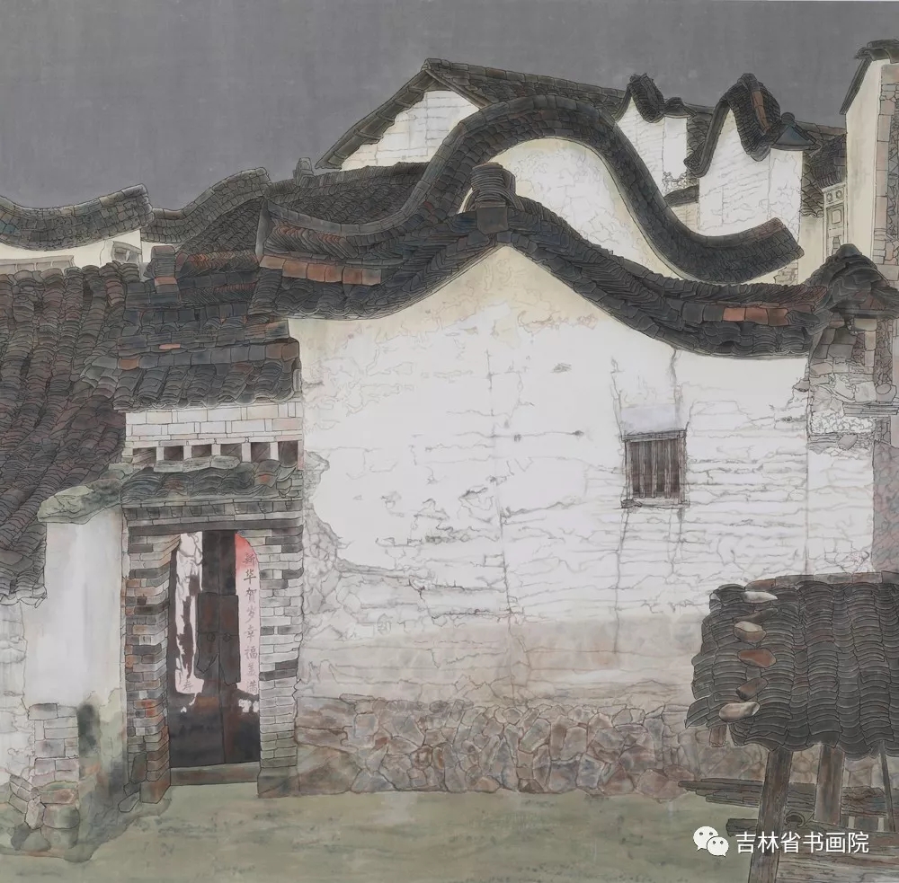 于飞《轻轻地问一声我的家》115×115cm   中国画.webp.jpg