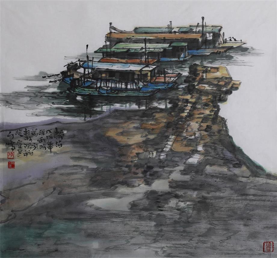 《静泊》 49cmx52cm 2018年 李向鹏.jpg