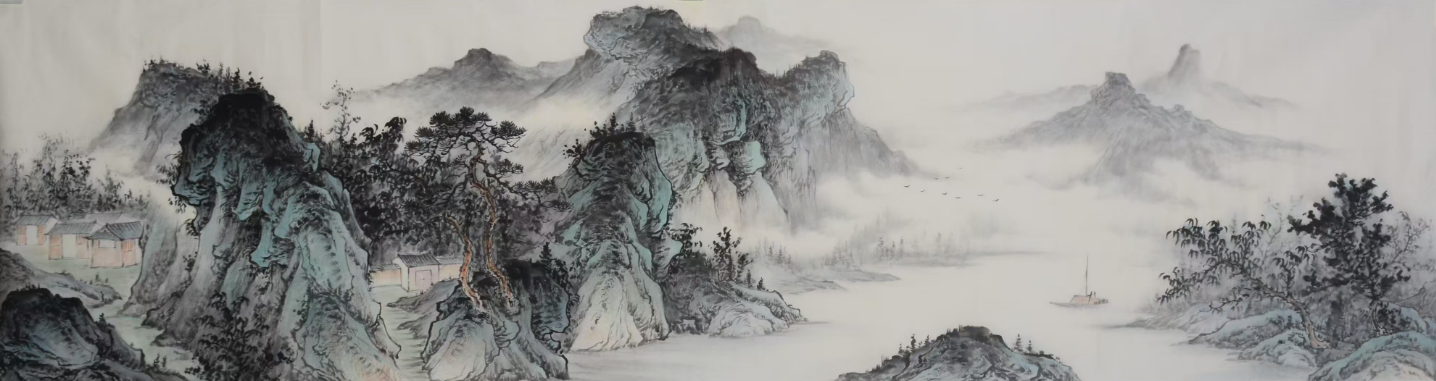 六尺对开 8平尺仿古画2