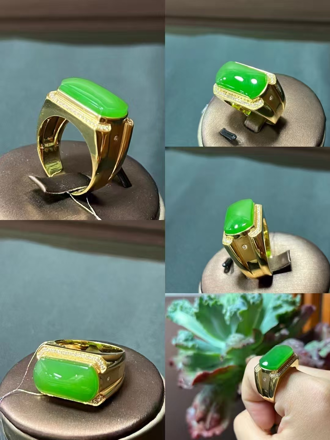 18k金南非钻石精致镶嵌（带图询价）